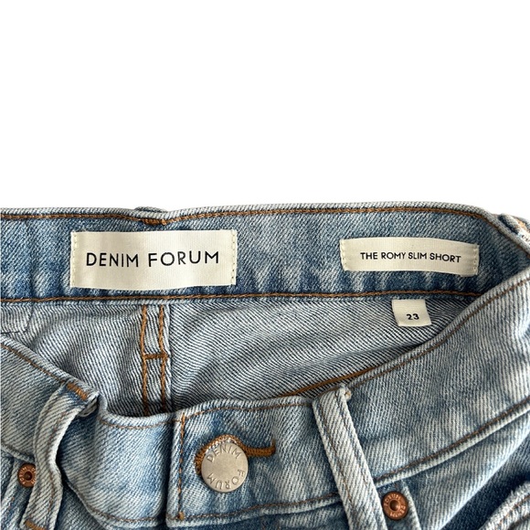DENIM FORUM "THE ROMY SLIM SHORT" - Picture 3 of 3